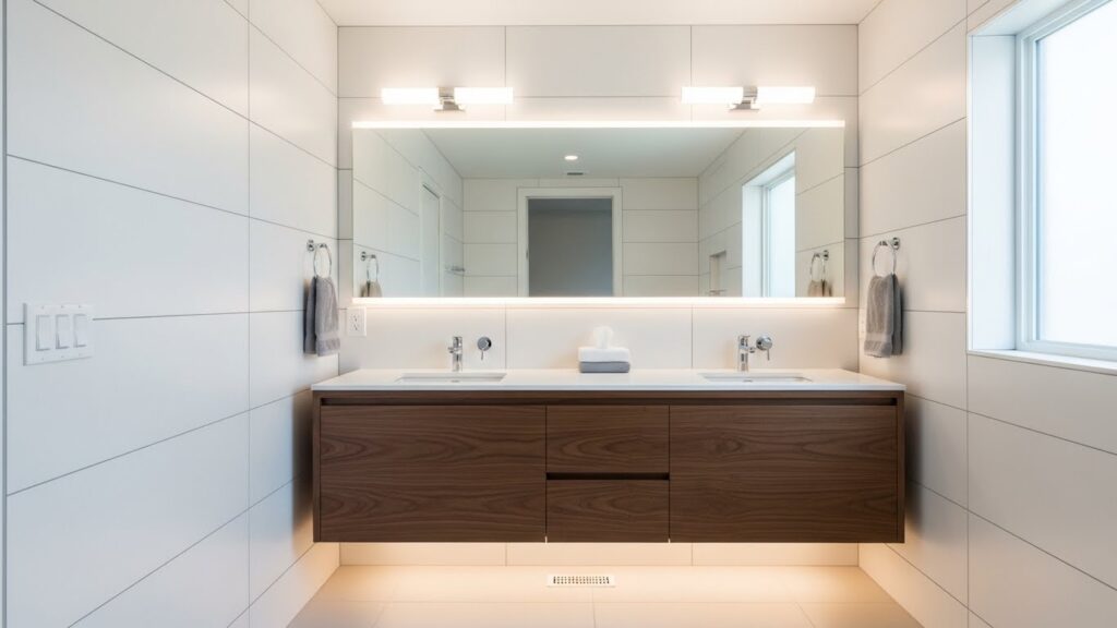 Floating Vanities for a Modern, Spacious Look Bathroom Remodeling Cincinnati